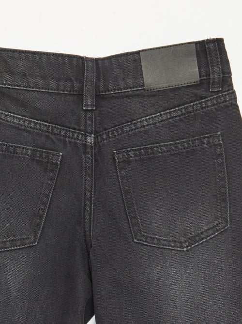 Vaquero ancho con copos de nieve de estrás - Kiabi