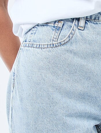 Vaquero ancho con vuelta