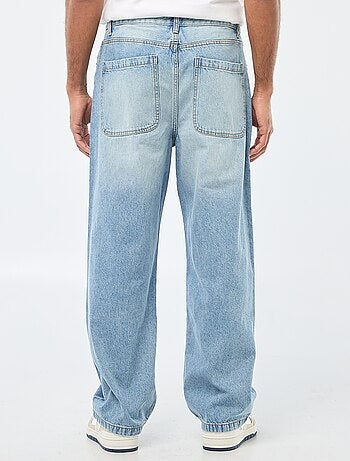 Vaquero ancho / corte relajado con 5 bolsillos