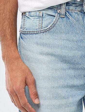 Vaquero ancho / corte relajado con 5 bolsillos