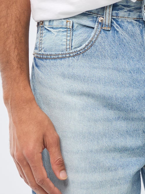 Vaquero ancho / corte relajado con 5 bolsillos - Kiabi