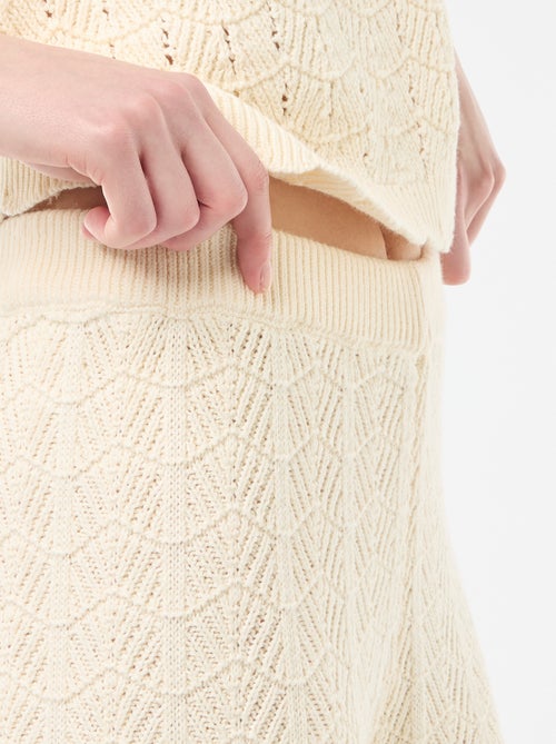 Vaquero ancho de croché - Kiabi