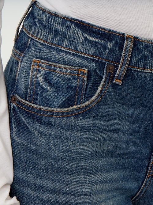 Vaquero ancho de talle alto - Kiabi