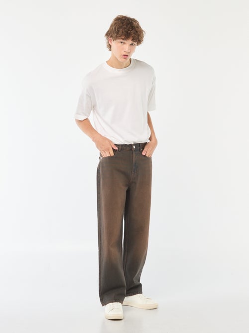 Vaquero ancho tipo baggy con 5 bolsillos - Kiabi