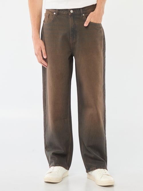 Vaquero ancho tipo baggy con 5 bolsillos - Kiabi