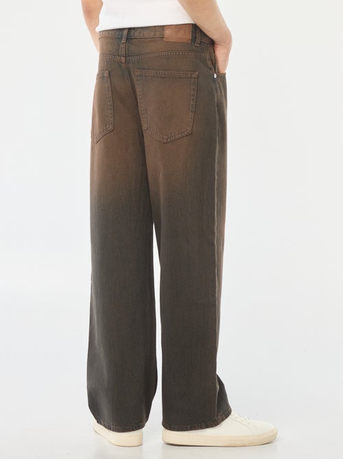 Vaquero ancho tipo baggy con 5 bolsillos - Kiabi