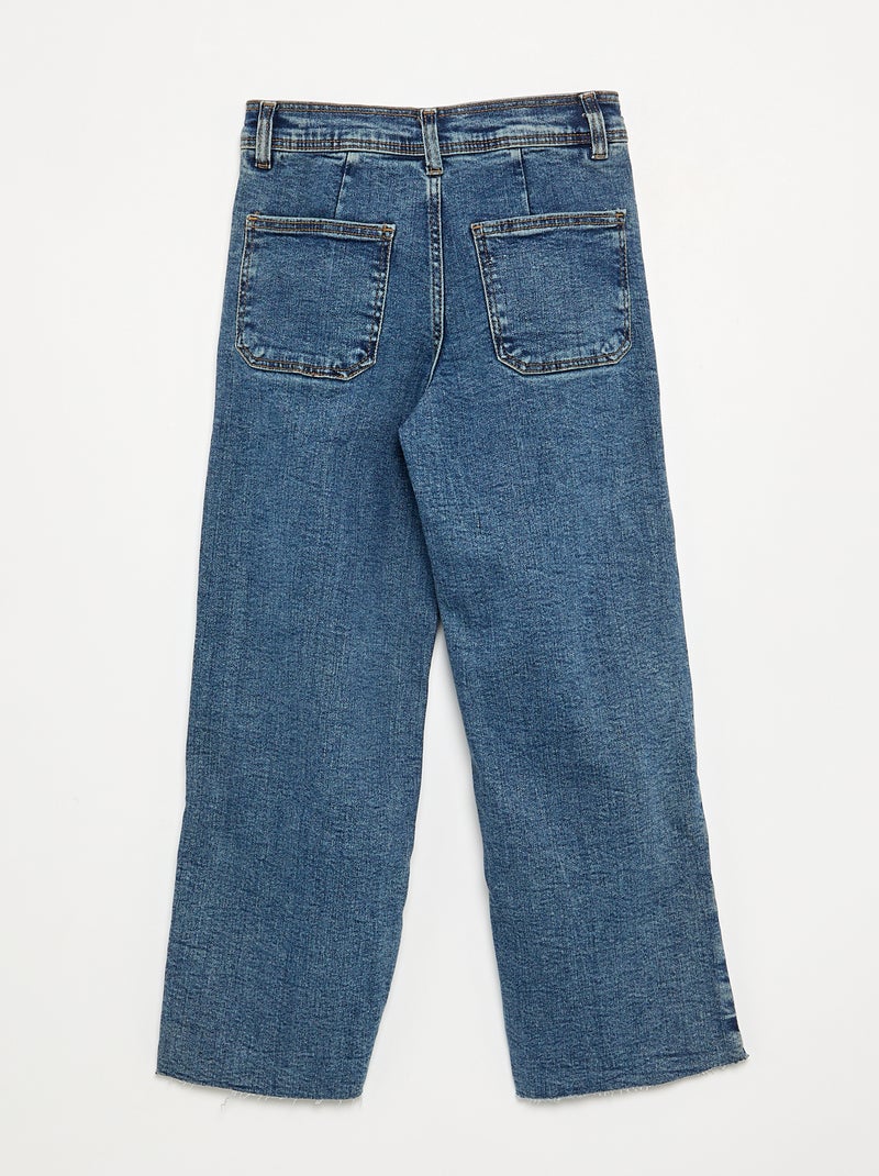 Vaquero ancho / wide-leg Azul - Kiabi