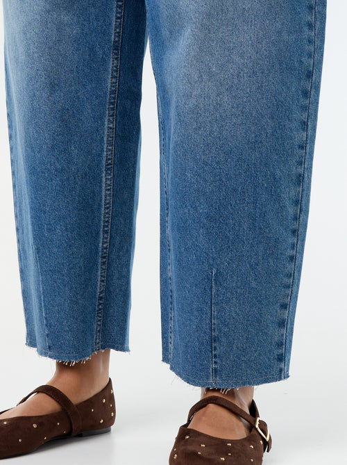 Vaquero ancho / wide leg de 5 bolsillos - Kiabi Vaquero ancho / wide leg de 5 bolsillos - Kiabi