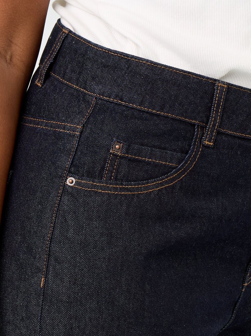 Vaquero ancho / wide leg de 5 bolsillos Azul - Kiabi