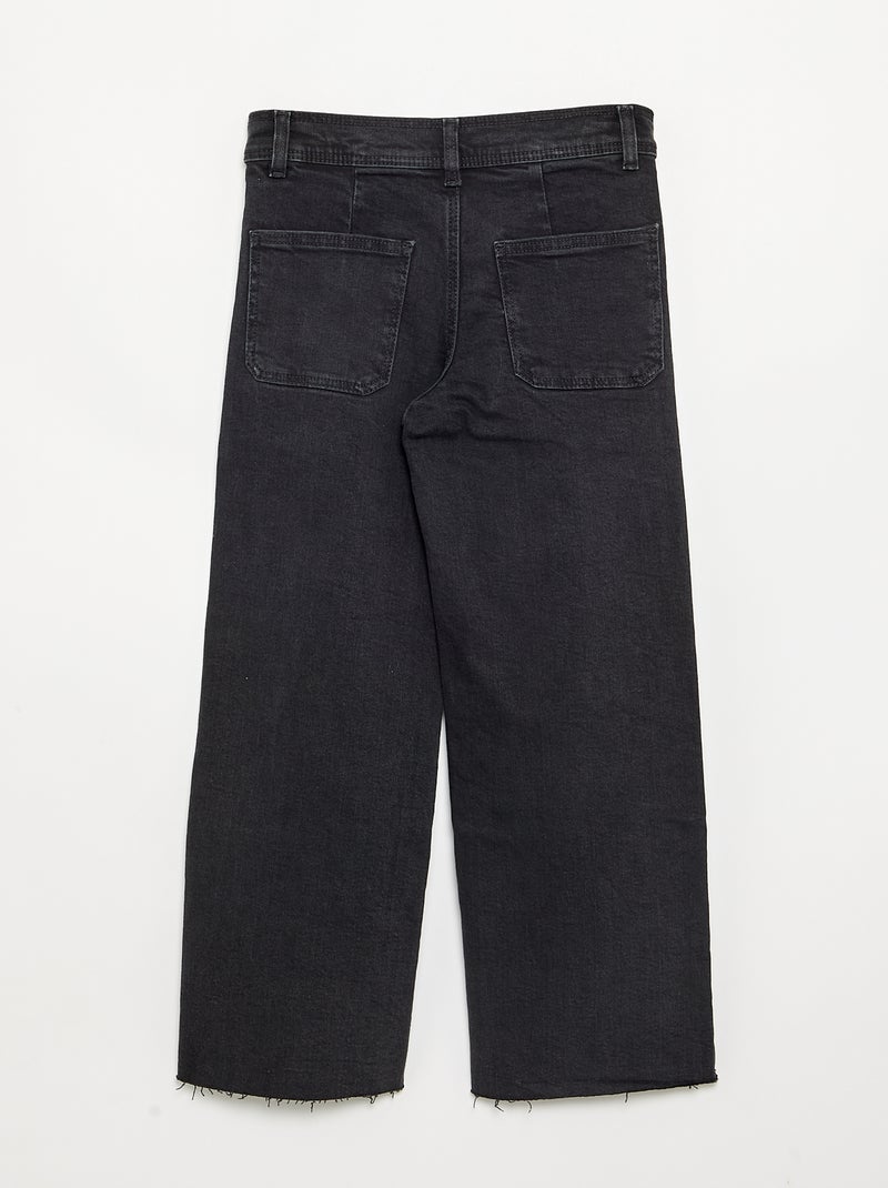 Vaquero ancho / wide-leg Negro - Kiabi