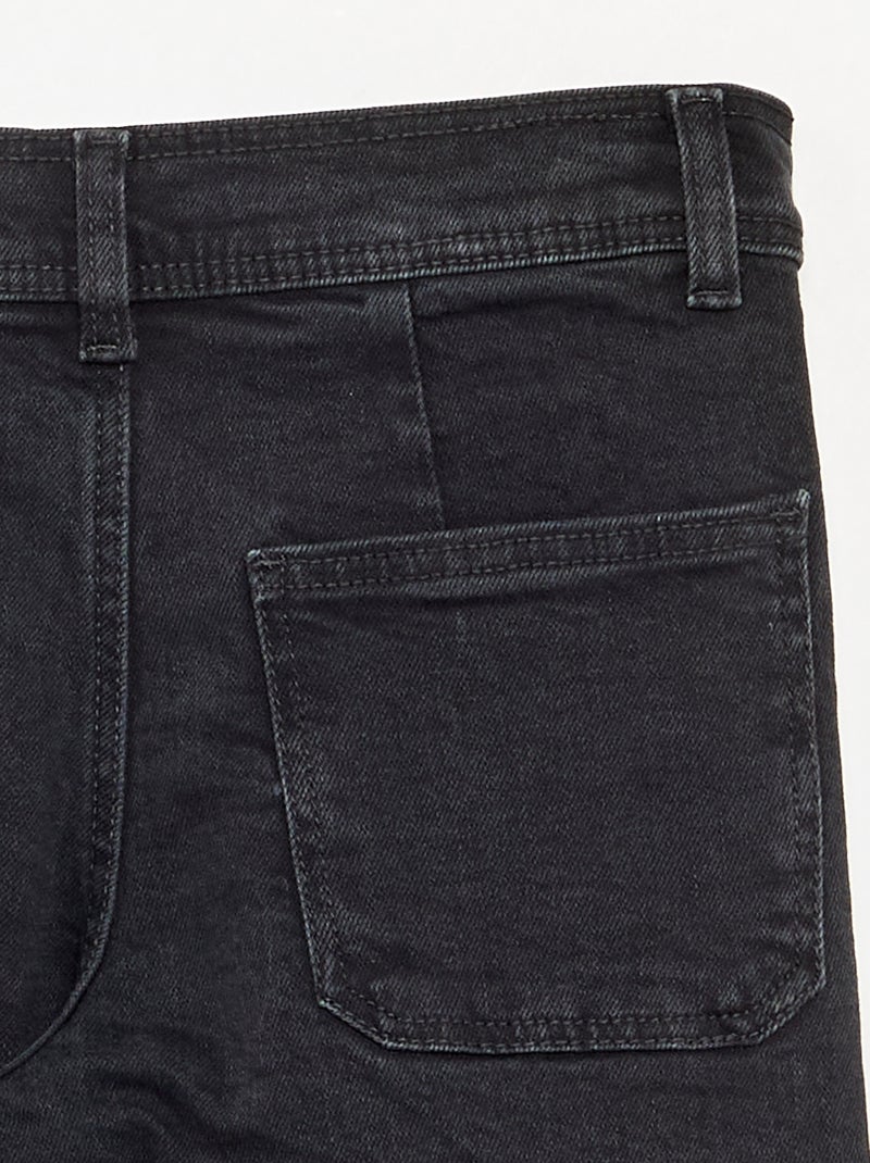Vaquero ancho / wide-leg Negro - Kiabi