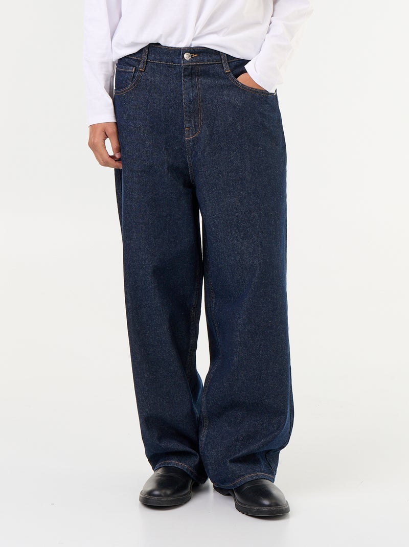 Vaquero baggy / corte ancho Azul - Kiabi