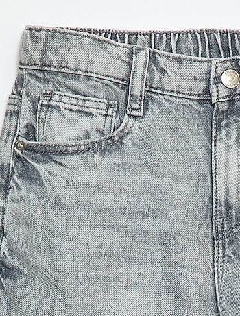 Vaquero baggy liso 5 bolsillos