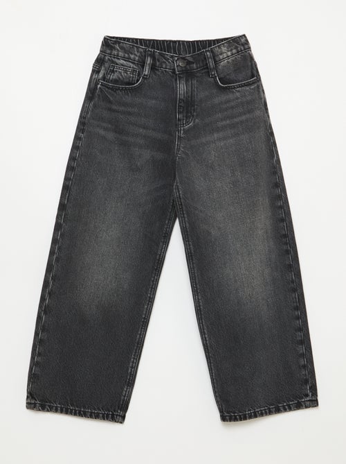 Vaquero baggy liso 5 bolsillos - Kiabi