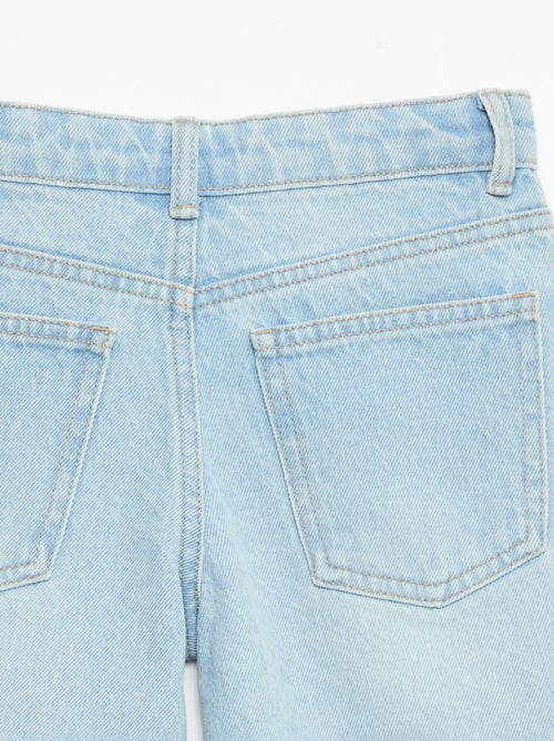 Vaquero bermuda slim fit elástico de algodón - Kiabi