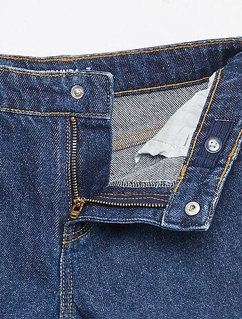 Vaquero bermuda slim fit elástico de algodón