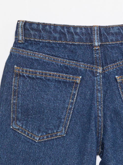 Vaquero bermuda slim fit elástico de algodón - Kiabi