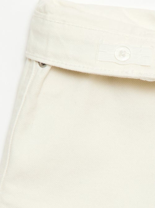 Vaquero bermuda slim fit elástico de algodón - Kiabi