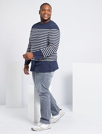 Tallas grandes hombre - Vaquero comfort 5 bolsillos - Kiabi