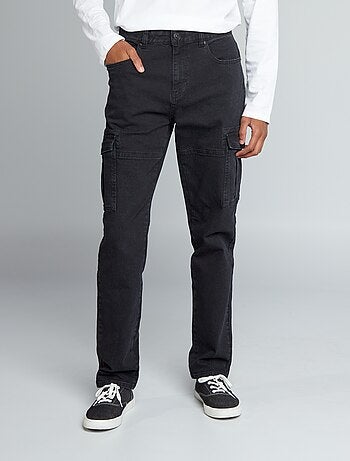 Pantalones Chinos Slim Fit Negros