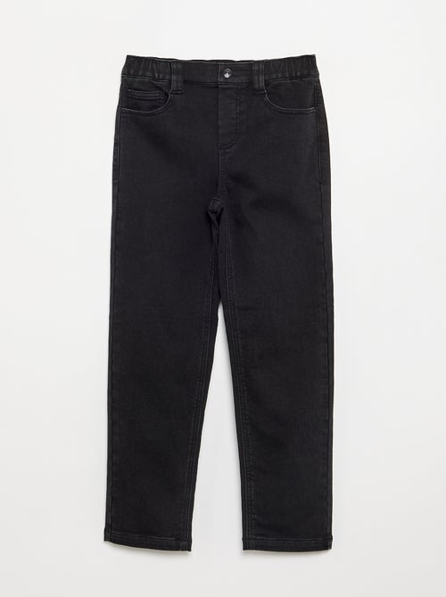 Vaquero con cinturón ajustable - colección fácil de poner - Kiabi