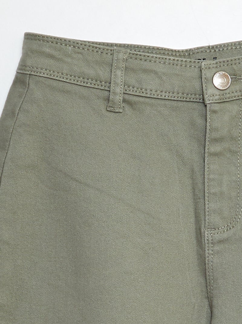 Vaquero con corte holgado - Corte más cómodo VERDE - Kiabi