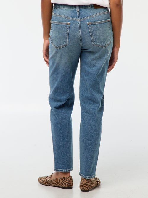 Vaquero con corte mom - L30 - Kiabi
