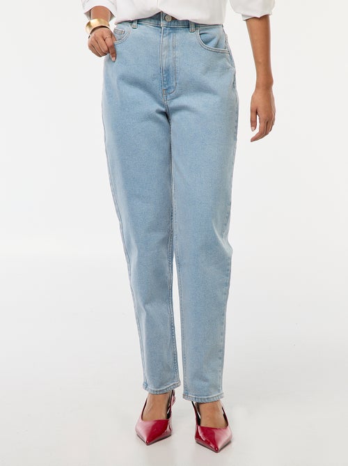 Vaquero con corte mom - L30 - Kiabi