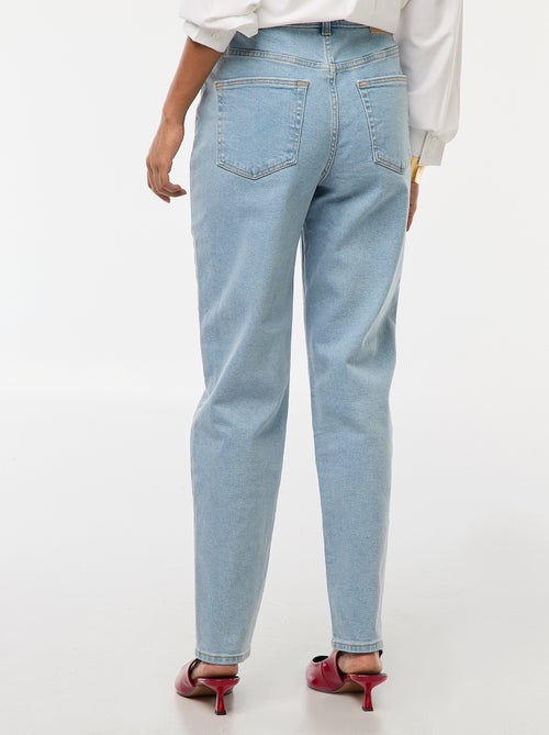 Vaquero con corte mom - L30 - Kiabi