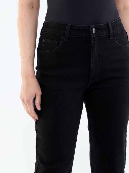 Vaquero con corte mom - L30 - Kiabi