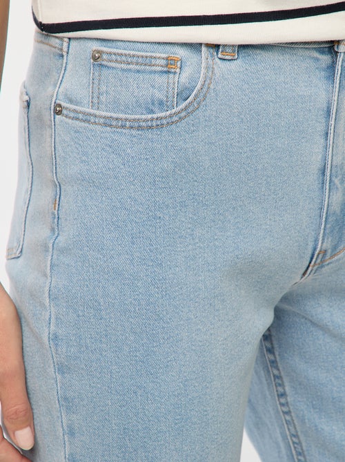 Vaquero con corte mom - L32 - Kiabi