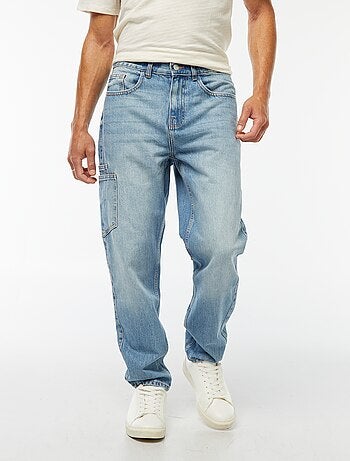 Vaquero con corte recto - regular fit 5 bolsillos