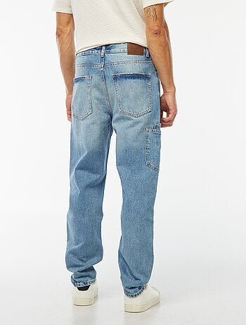 Vaquero con corte recto - regular fit 5 bolsillos