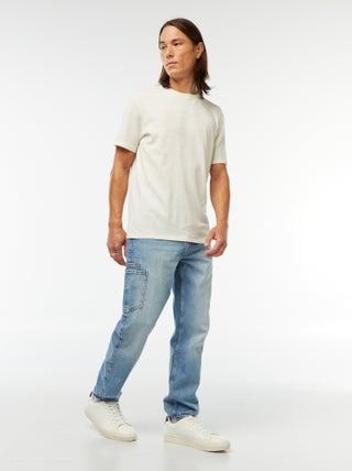 Vaquero con corte recto - regular fit 5 bolsillos
