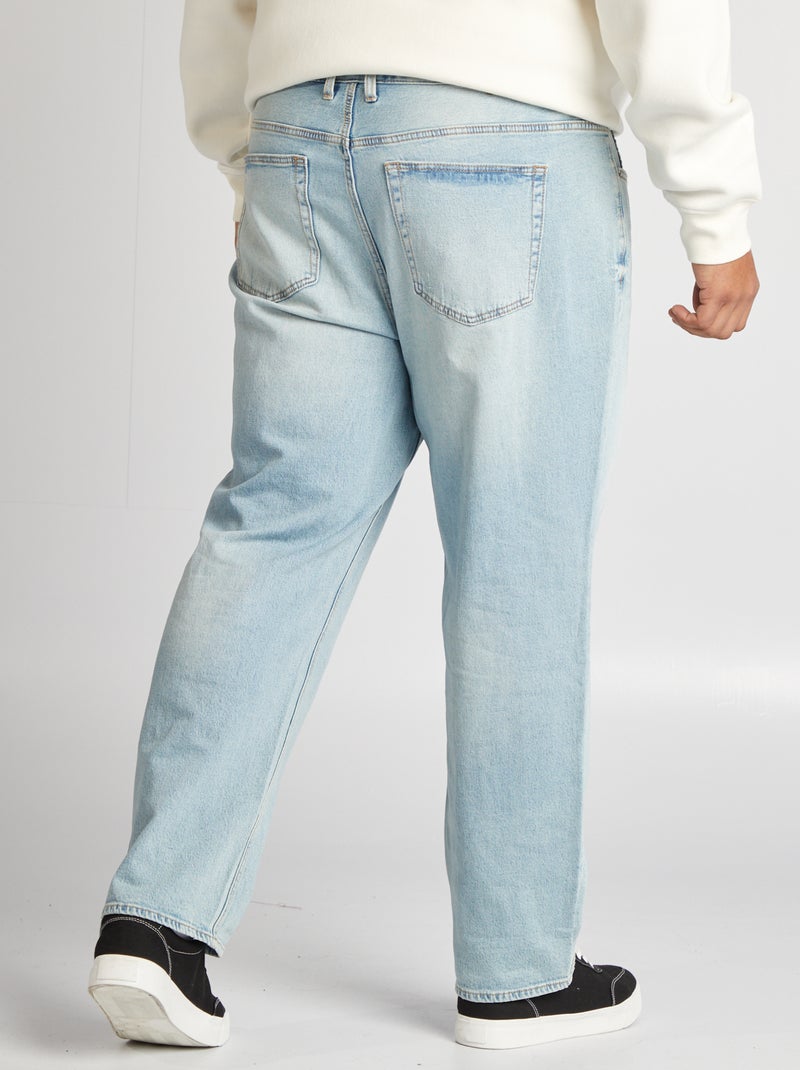 Vaquero con corte recto/regular fit 5 bolsillos AZUL - Kiabi