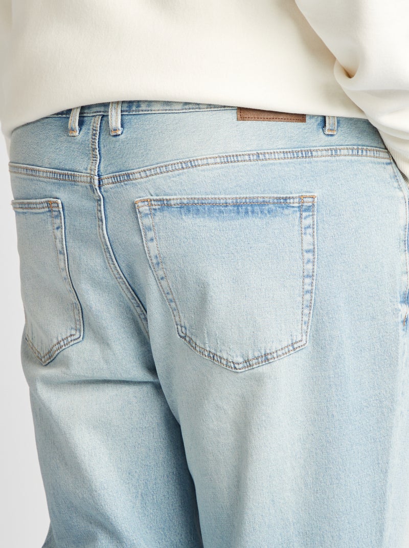 Vaquero con corte recto/regular fit 5 bolsillos AZUL - Kiabi