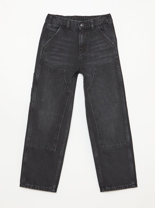 Vaquero con cortes en las rodillas - Kiabi