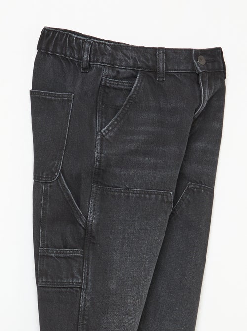 Vaquero con cortes en las rodillas - Kiabi