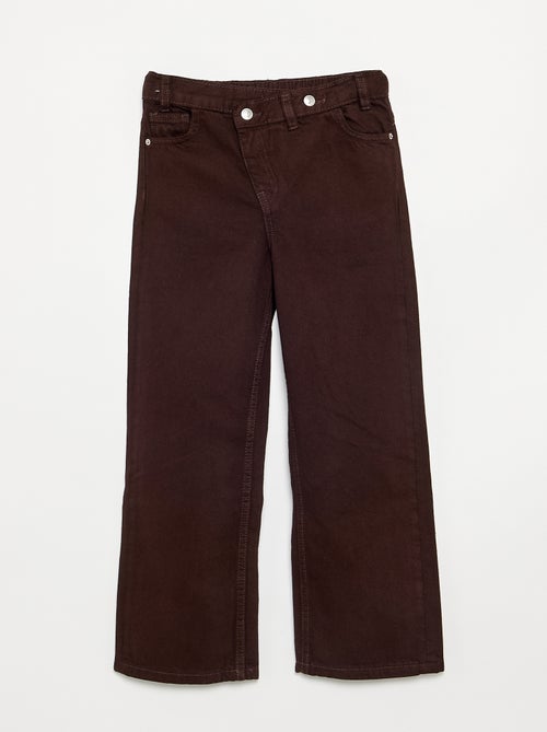 Vaquero con tapeta de botones asimétrica - Kiabi Vaquero con tapeta de botones asimétrica - Kiabi