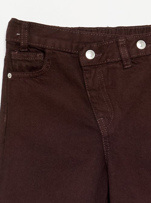 Vaquero con tapeta de botones asimétrica - Kiabi Vaquero con tapeta de botones asimétrica - Kiabi