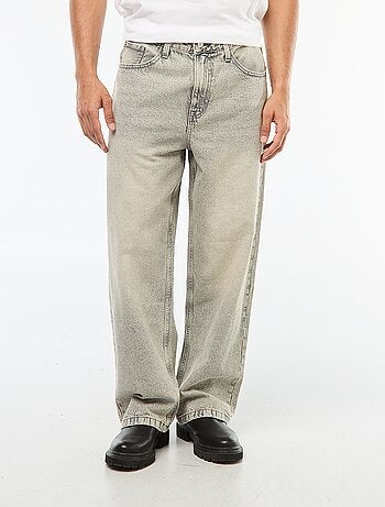 Vaquero corte ancho / wide leg 5 bolsillos
