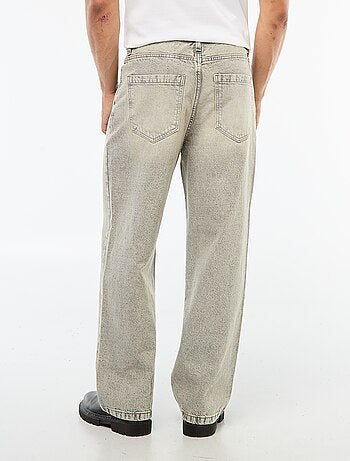 Vaquero corte ancho / wide leg 5 bolsillos