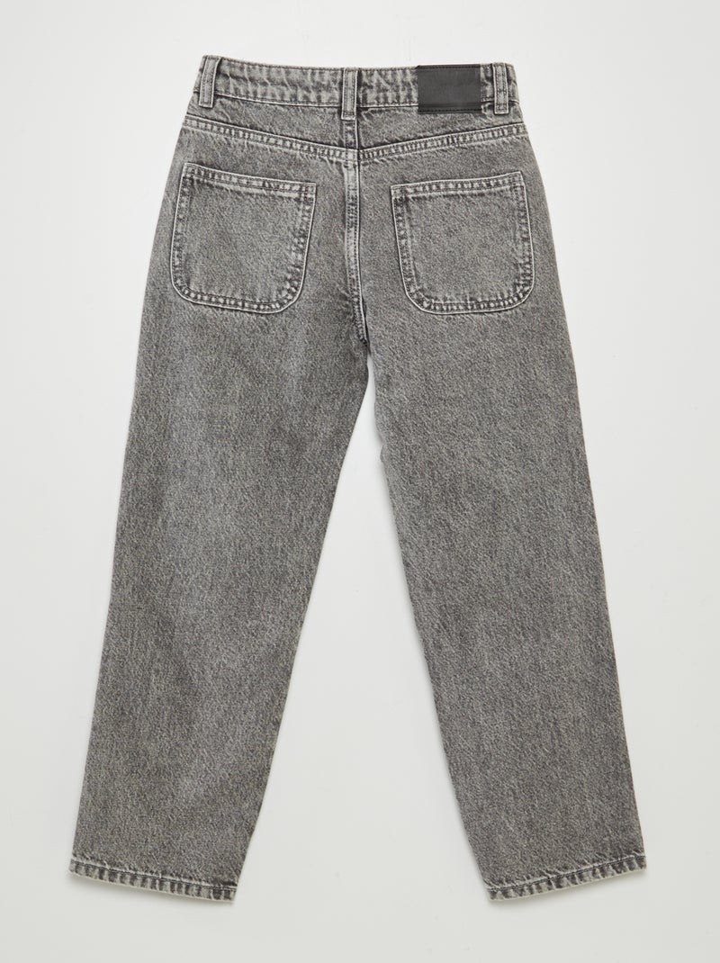 Vaquero corte baggy GRIS - Kiabi