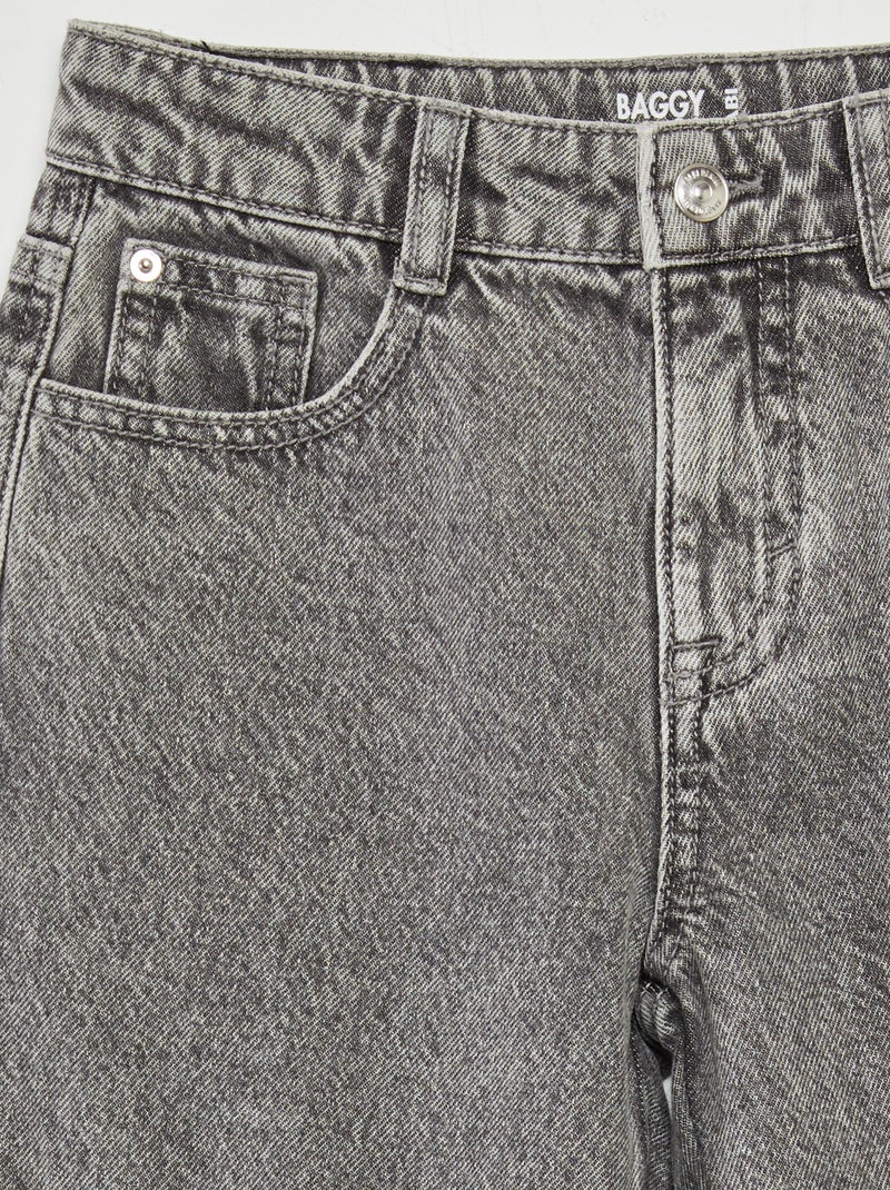 Vaquero corte baggy GRIS - Kiabi