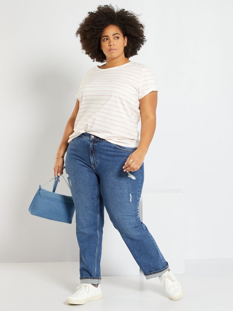 Vaquero corte bootcut AZUL - Kiabi