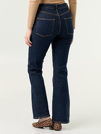 Vaqueros corte flare/bootcut de tiro alto