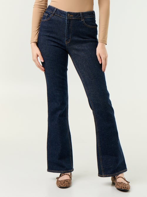 Vaquero corte flare/bootcut de tiro alto - Kiabi