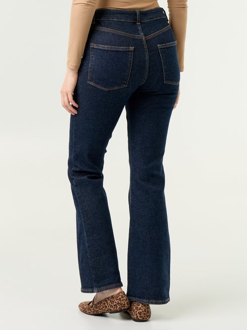 Vaquero corte flare/bootcut de tiro alto - Kiabi