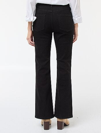 Vaquero corte flare/bootcut de tiro alto