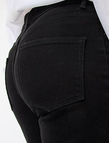 Vaquero corte flare/bootcut de tiro alto